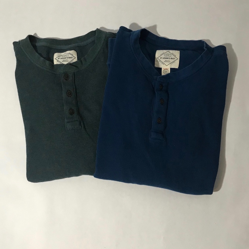 2 St John’s Bay Men’s Henley’s